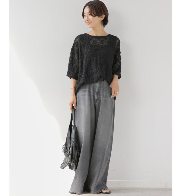 JOURNAL STANDARD relume「《予約》シャーリングメッシュレースプルオーバー」|Tシャツ・カットソー|