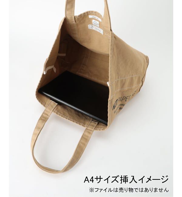 FRAMeWORK「SEUVAS/ソウバス 別注NOT PAPER バッグ L」|トートバッグ|
