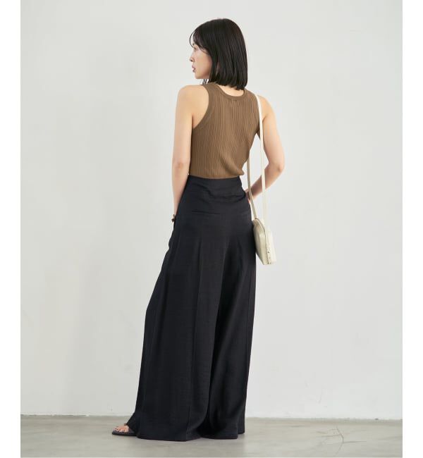 NOBLE「《NOBLE別注》【洗える】ADAWAS/アダワズ RANDOM RIB TANK TOP」|タンクトップ|