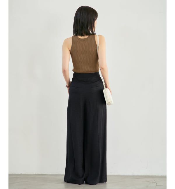 NOBLE「《NOBLE別注》【洗える】ADAWAS/アダワズ RANDOM RIB TANK TOP」|タンクトップ|