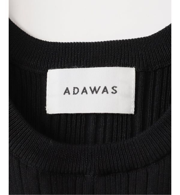 NOBLE「《NOBLE別注》【洗える】ADAWAS/アダワズ RANDOM RIB TANK TOP」|タンクトップ|
