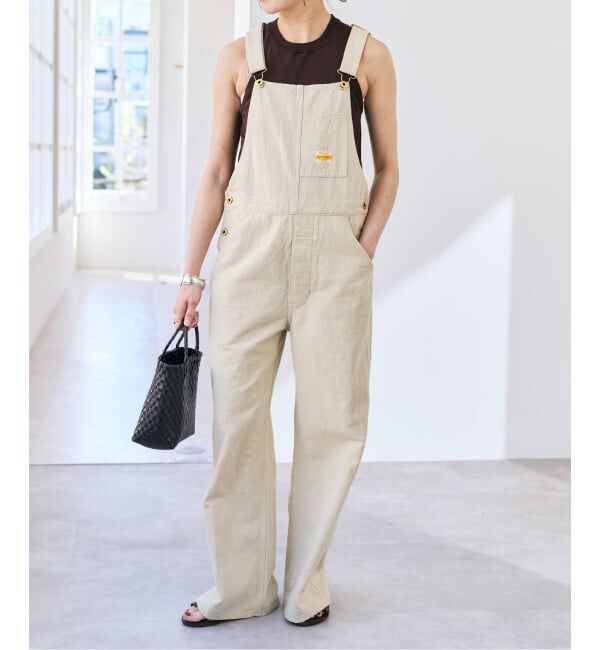 Spick and Span「PAY・DAY / ペイデイ 別注コットンリネンオーバーオール」|オールインワン|
