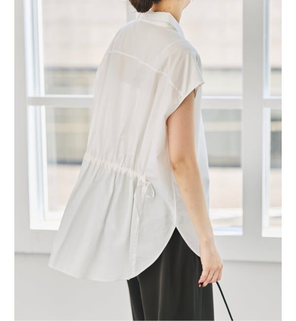 Spick and Span「バックギャザーフレンチスリーブシャツ」|シャツ・ブラウス|