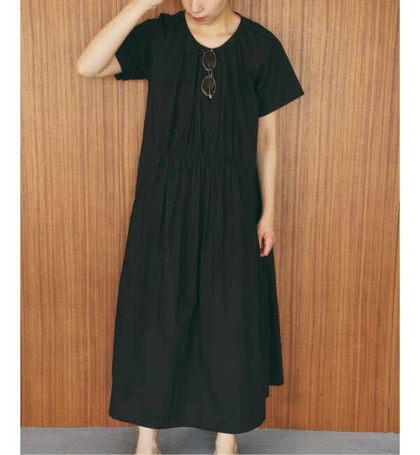 U by SPICK&SPAN「2WAYハーフスリーブコットンロングワンピース」|ワンピース|