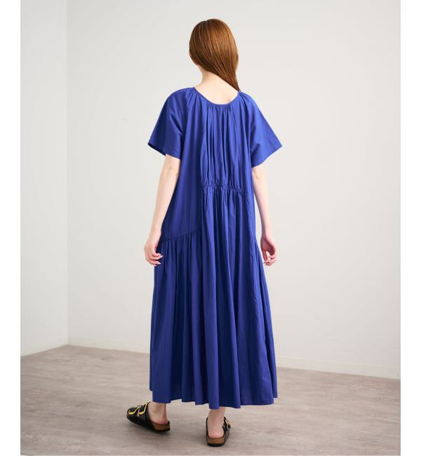U by SPICK&SPAN「2WAYハーフスリーブコットンロングワンピース」|ワンピース|