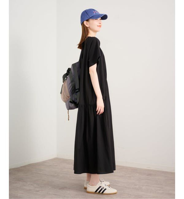 U by SPICK&SPAN「2WAYハーフスリーブコットンロングワンピース」|ワンピース|