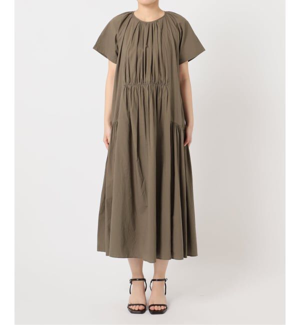 U by SPICK&SPAN「2WAYハーフスリーブコットンロングワンピース」|ワンピース|