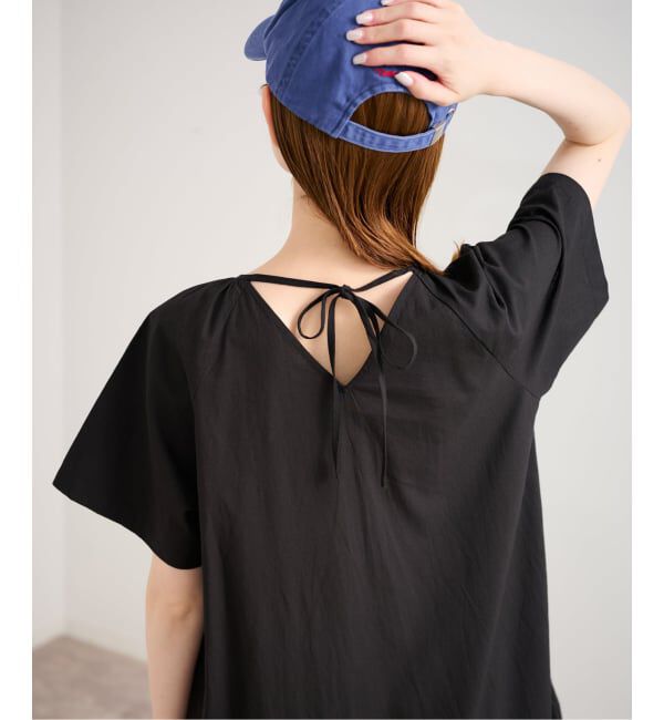 U by SPICK&SPAN「2WAYハーフスリーブコットンロングワンピース」|ワンピース|