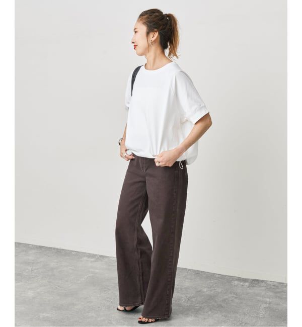 Spick and Span「C/Pニュアンスドロストプルオーバー」|Tシャツ・カットソー|