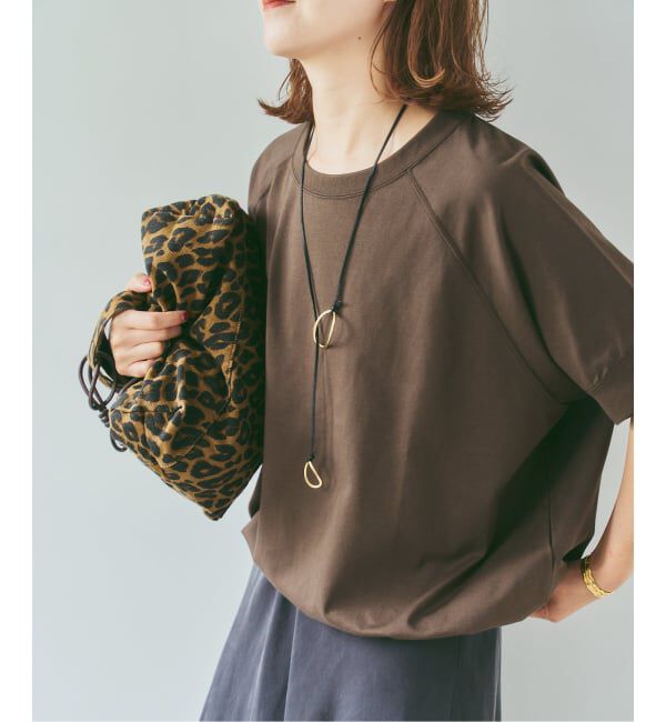 Spick and Span「C/Pニュアンスドロストプルオーバー」|Tシャツ・カットソー|