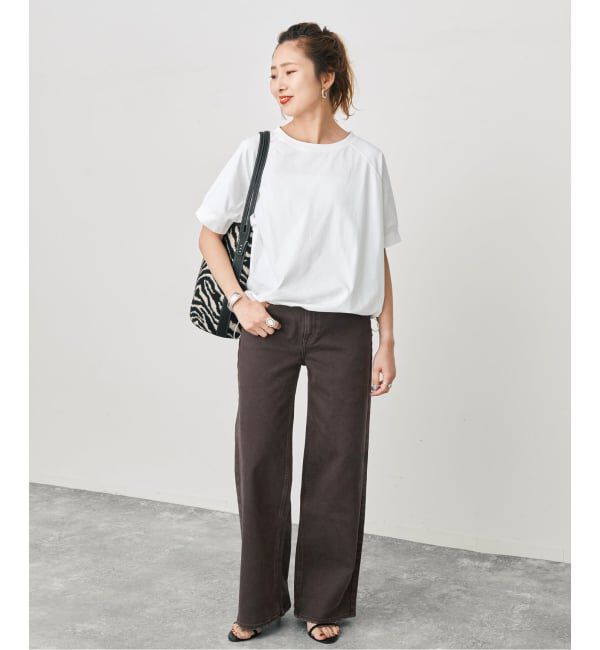 Spick and Span「C/Pニュアンスドロストプルオーバー」|Tシャツ・カットソー|