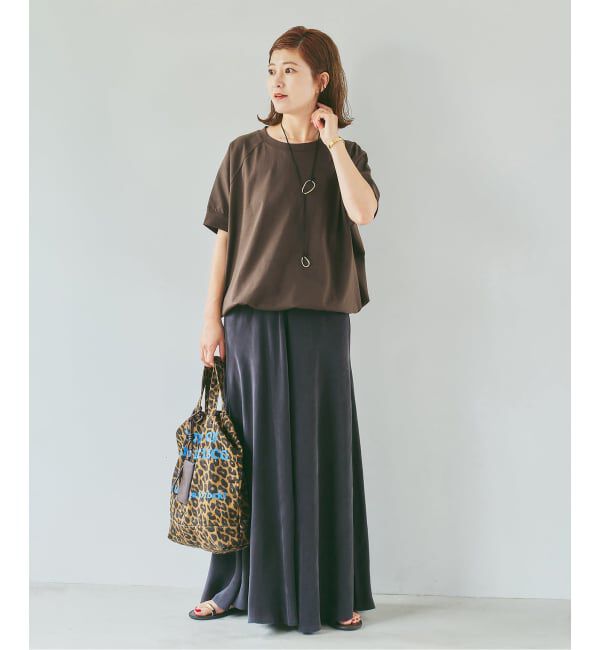 Spick and Span「C/Pニュアンスドロストプルオーバー」|Tシャツ・カットソー|
