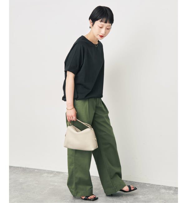 Spick and Span「C/Pニュアンスドロストプルオーバー」|Tシャツ・カットソー|