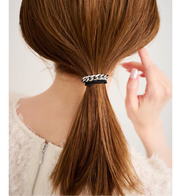 U by SPICK&SPAN「heyep / ヘイップ Mixed Motif Hair Ties 3piece」|その他|