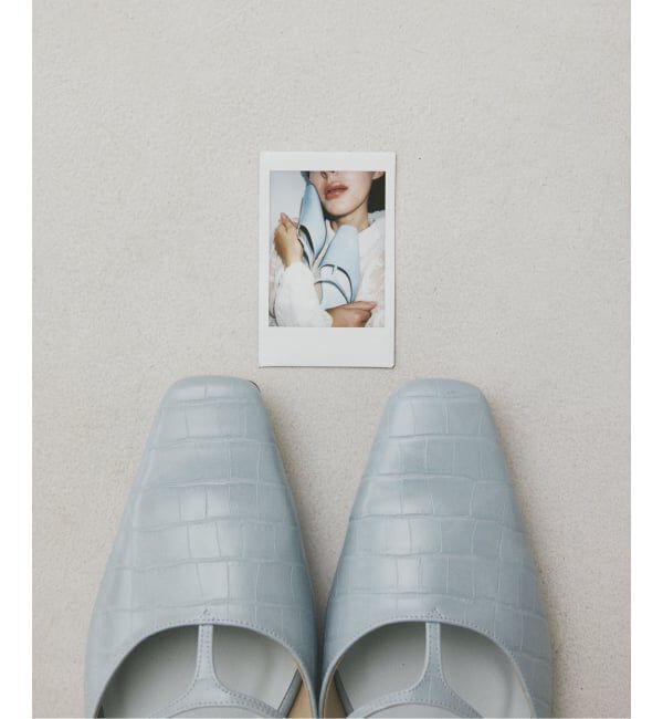 GRISE「《WEB+一部店舗限定》BOBMARY&times;GRISE3.5cmTストラップミュール」|パンプス|