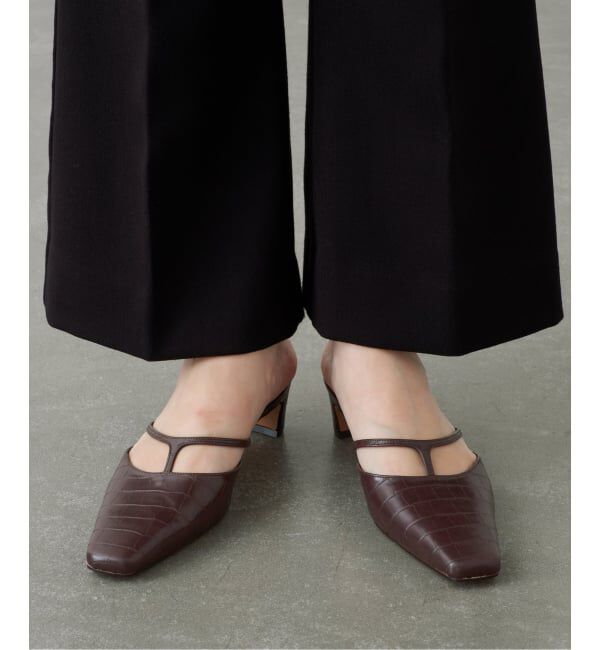 GRISE「《WEB+一部店舗限定》BOBMARY&times;GRISE3.5cmTストラップミュール」|パンプス|
