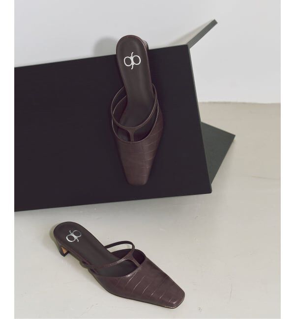 GRISE「《WEB+一部店舗限定》BOBMARY&times;GRISE3.5cmTストラップミュール」|パンプス|