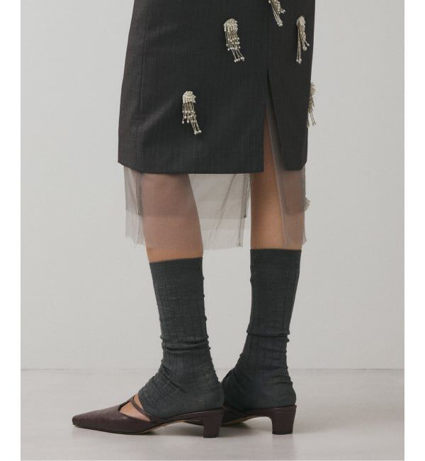 GRISE「《WEB+一部店舗限定》BOBMARY&times;GRISE3.5cmTストラップミュール」|パンプス|