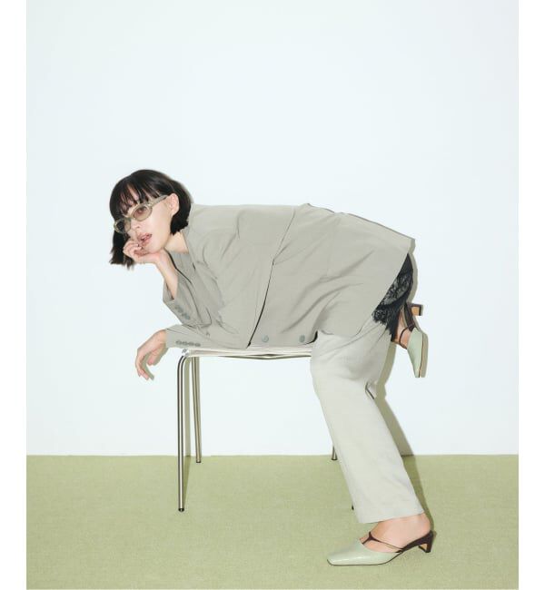 GRISE「《WEB+一部店舗限定》BOBMARY&times;GRISE3.5cmTストラップミュール」|パンプス|