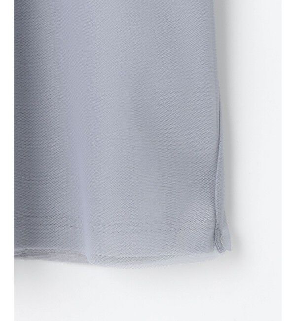 ANY SIS「【洗える】シアーチュールロゴ Tシャツ」|Tシャツ・カットソー|