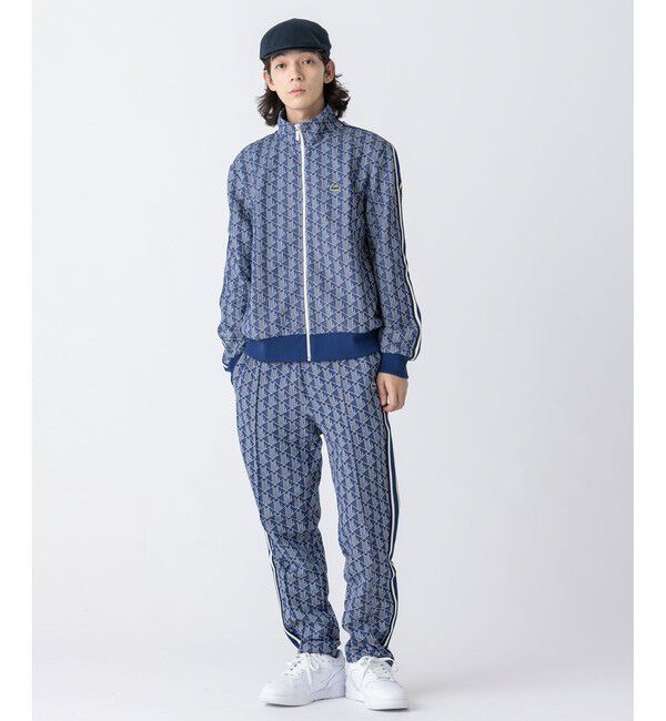 LACOSTE「モノグラムジャカードトラックジャケット 【セットアップ対応】」|スウェット・ジャージ|