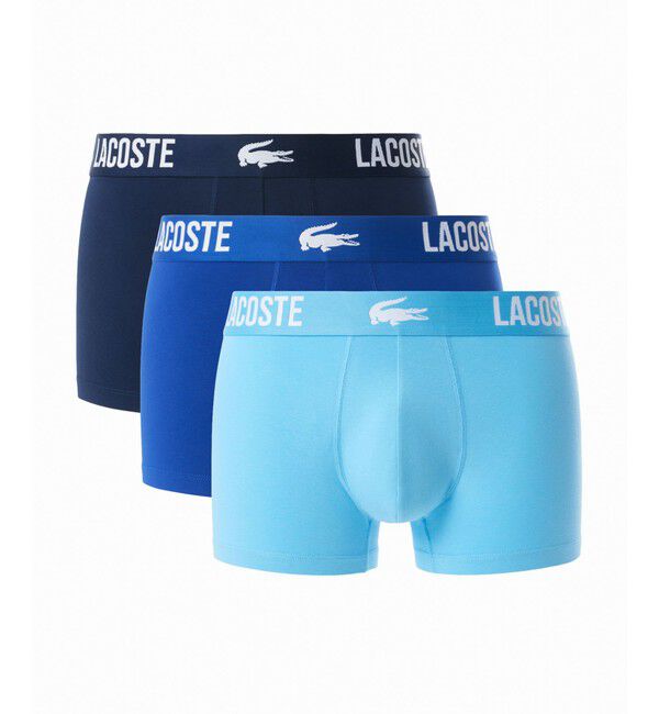 LACOSTE「３パックストレッチコットンボクサートランクショーツ / ボクサーパンツ」|インナー|