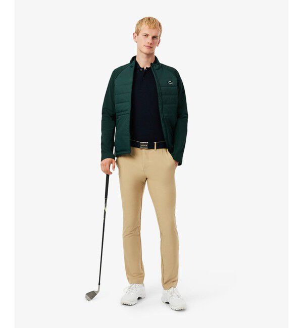 LACOSTE「ミニマルゴルフポロニットシャツ」|ニット・セーター|