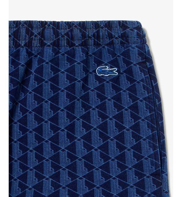 LACOSTE「インディゴスウェットモノグラムトラックパンツ」|その他|
