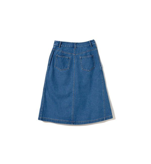 LACOSTE「アシンメトリーデニムプリーツラップスカート」|スカート|