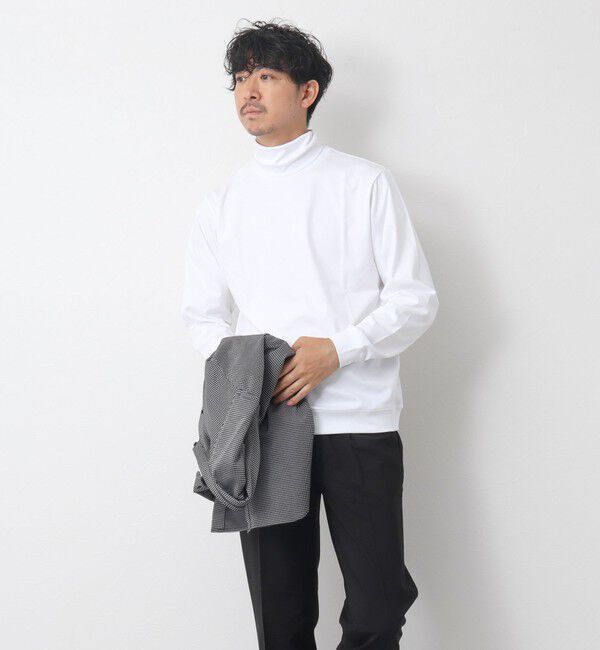 NOLLEY'S goodman「《ビジカジ対応》シルケットスムース タートルネック ドレスロンT 26AW」|Tシャツ・カットソー|