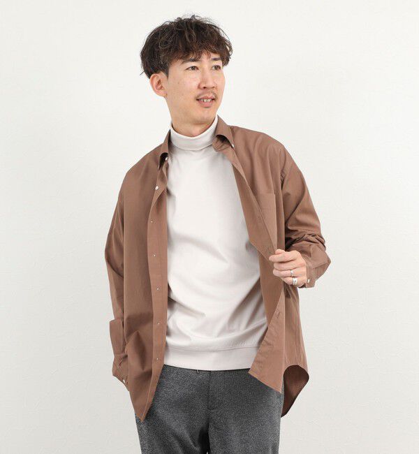 NOLLEY'S goodman「《ビジカジ対応》シルケットスムース タートルネック ドレスロンT 26AW」|Tシャツ・カットソー|
