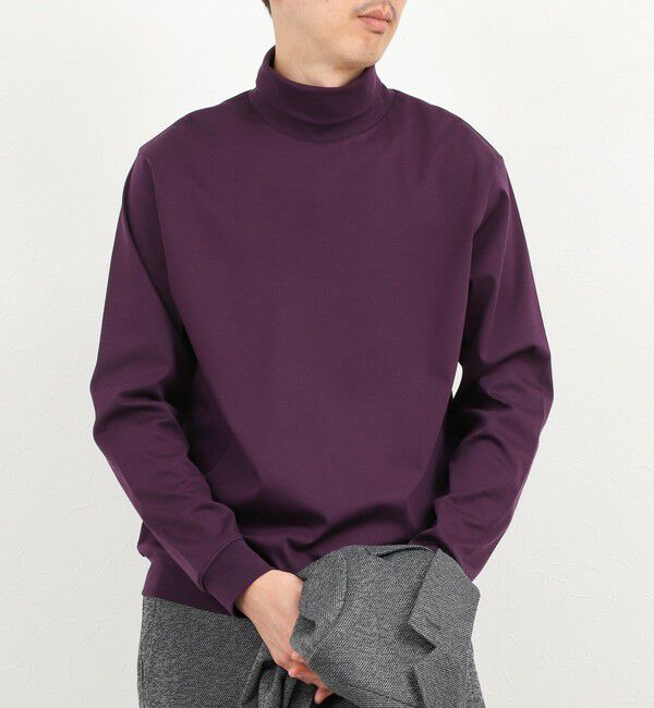 NOLLEY'S goodman「《ビジカジ対応》シルケットスムース タートルネック ドレスロンT 26AW」|Tシャツ・カットソー|