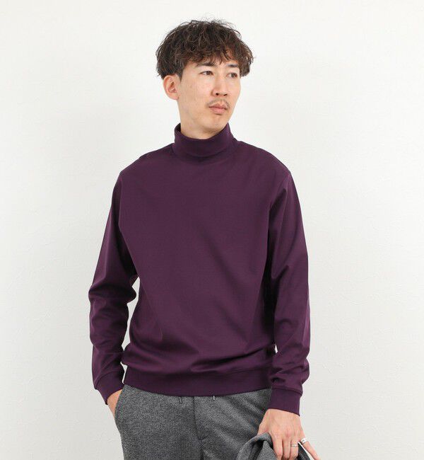 NOLLEY'S goodman「《ビジカジ対応》シルケットスムース タートルネック ドレスロンT 26AW」|Tシャツ・カットソー|