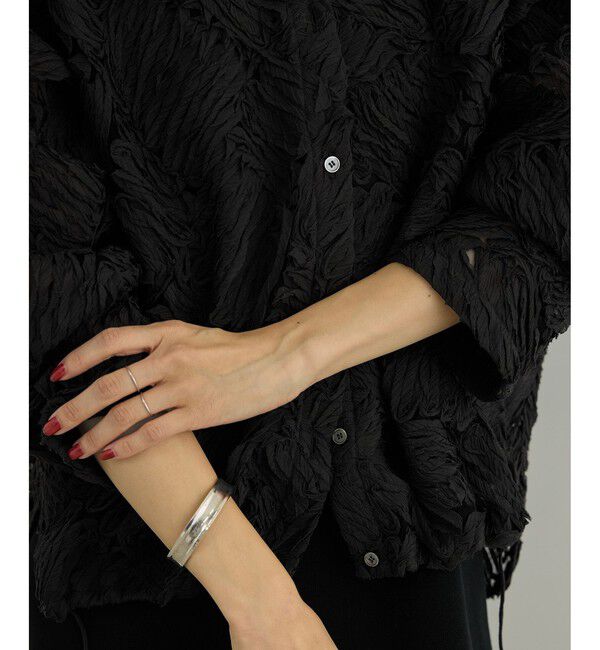 SALON adam et rope'「Cut off embroidery ブラウス」|シャツ・ブラウス|
