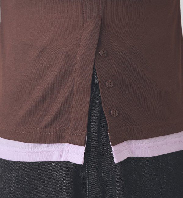  「B バイカラーヘンリーTOPS」|その他|