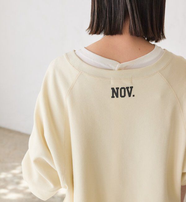 「【Yossshiiii企画】ワイドロゴカットオフスエット」|Tシャツ・カットソー|