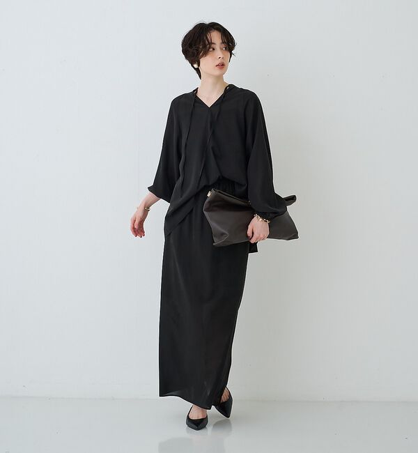 Rouge vif「【セットアップ対応】フィブリルスキッパーブラウス【予約】」|シャツ・ブラウス|