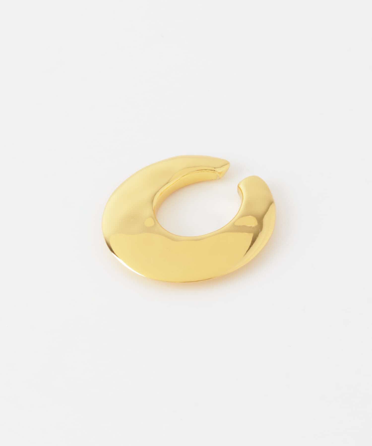SMELLY「SMELLY so&rsquo;　flat circle earcuff gld」|イヤリング|
