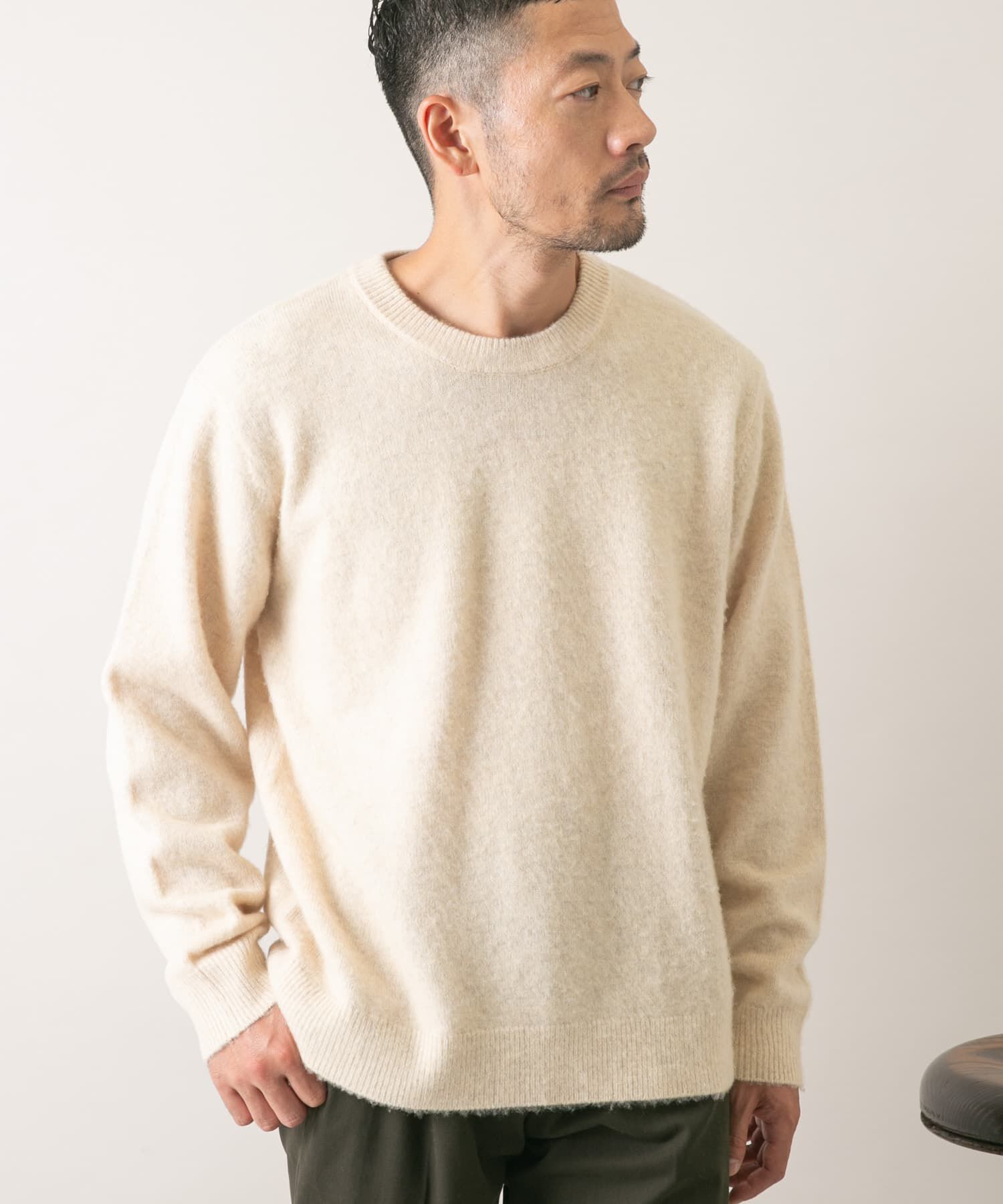 URBAN RESEARCH ROSSO「『XLサイズあり』ウールシャギーニット」|ニット・セーター|