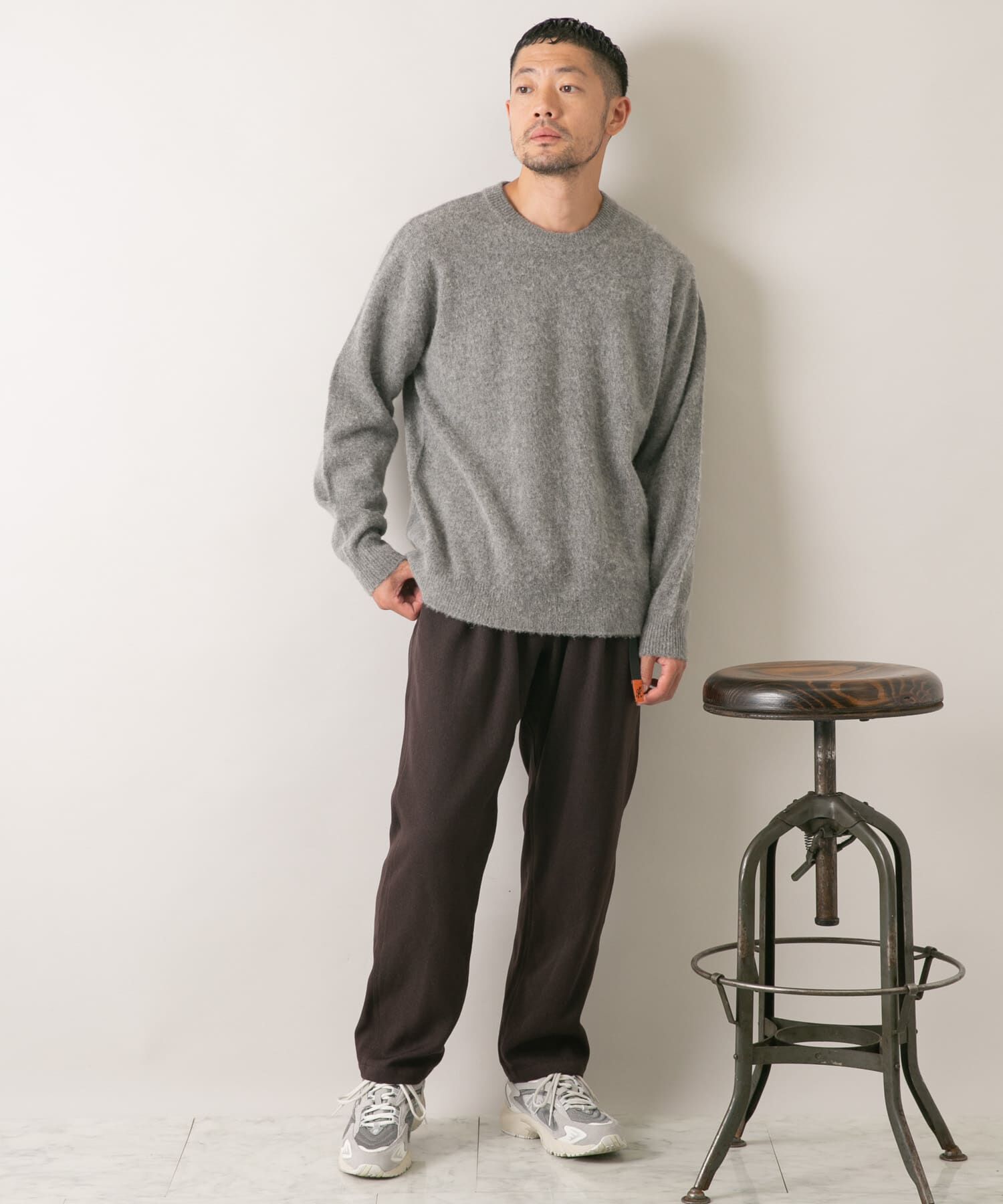URBAN RESEARCH ROSSO「『XLサイズあり』ウールシャギーニット」|ニット・セーター|
