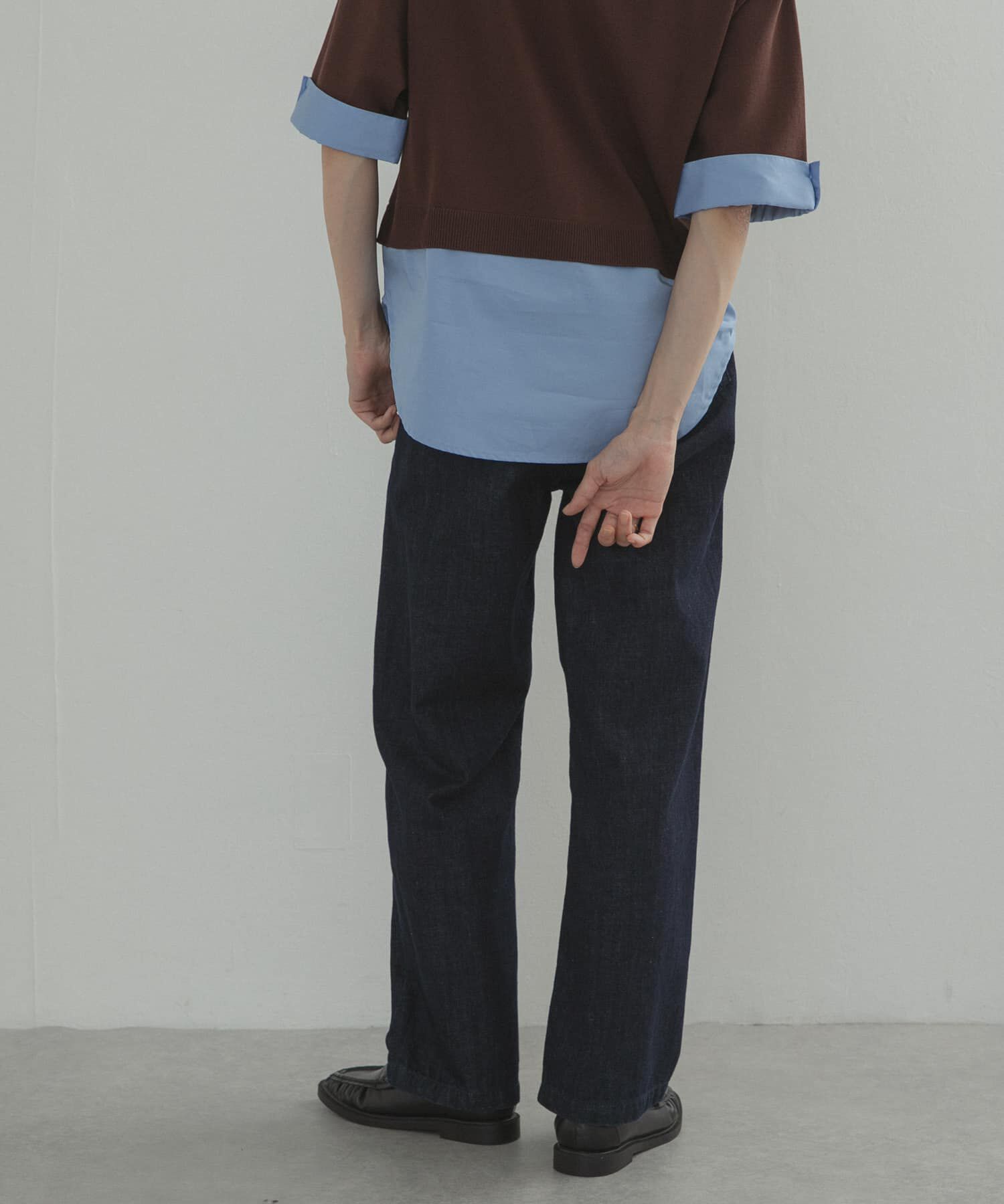 URBAN RESEARCH DOORS「デニムワイドパンツ」|デニム|