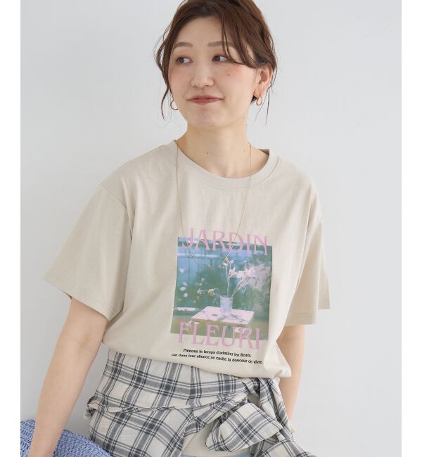  「JARDIN FLEURIフォトTEE」|Tシャツ・カットソー|
