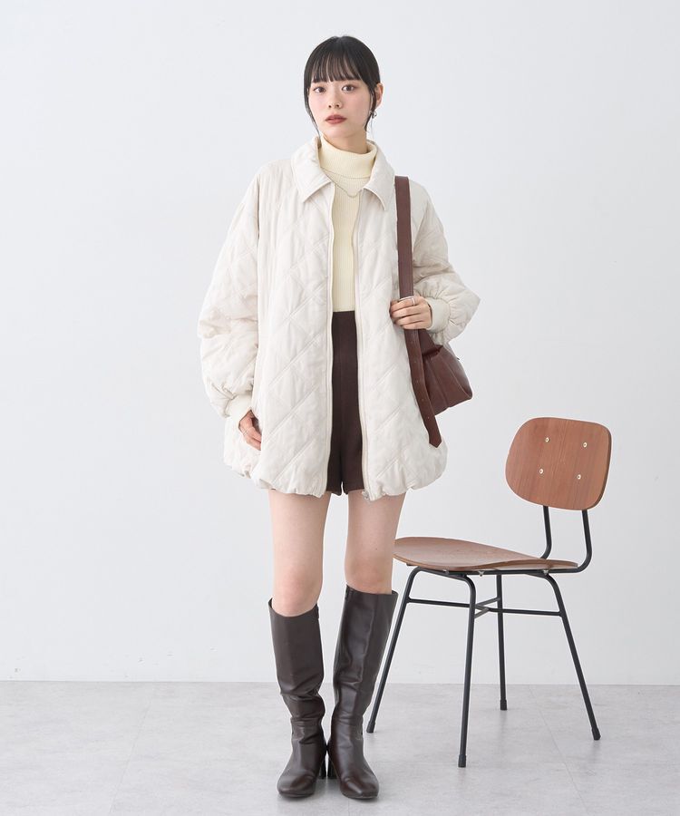 earth music&ecology「【WEB限定】ダブルステッチキルティングコート」|その他|