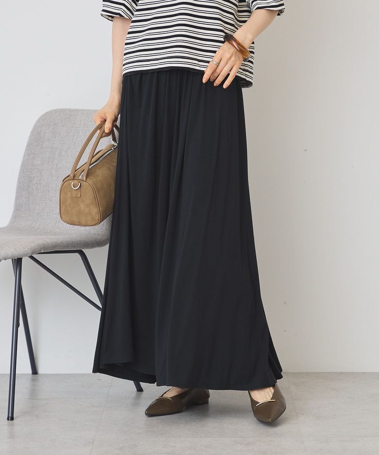 AMERICAN HOLIC「【接触冷感】ツイストギャザースカート」|スカート|Dark Navy