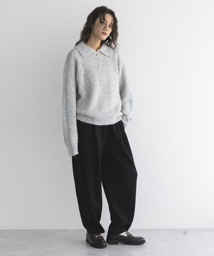 GARAGE OF GOOD CLOTHING「襟付モヘアニットプルオーバー」|ニット・セーター|