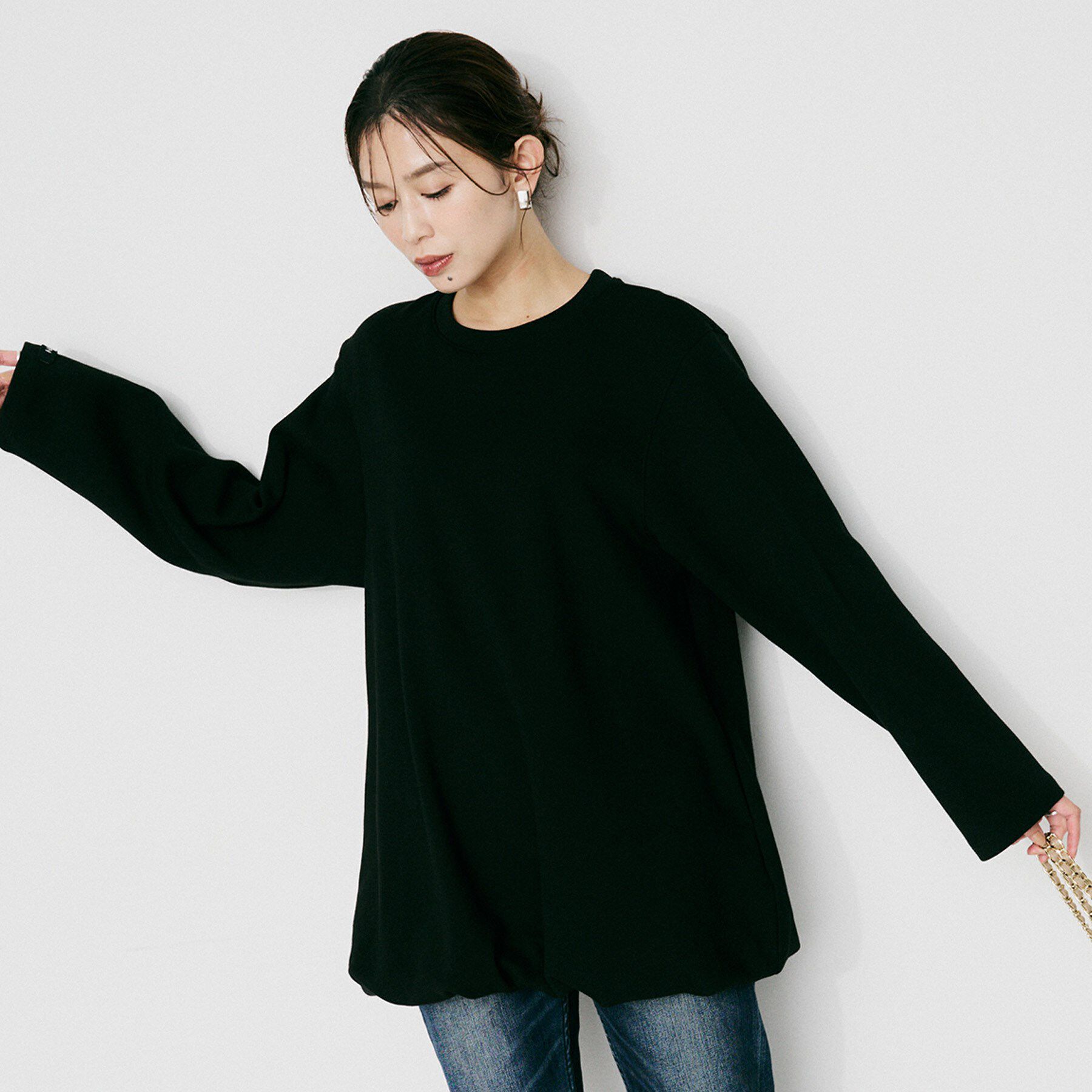 UNTITLED「【YENN】バルーンチュニックプルオーバー」|チュニック|