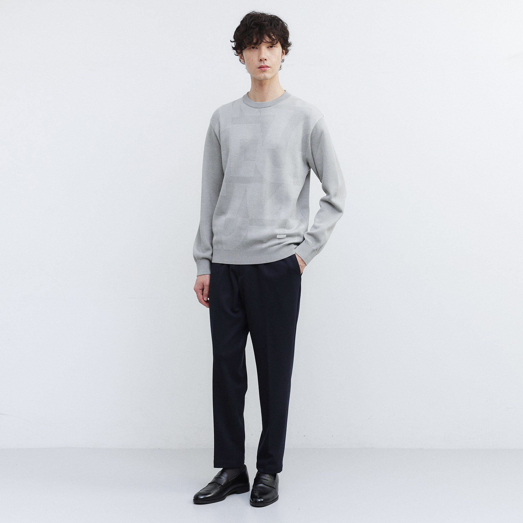 TAKEO KIKUCHI「【JUST ONE LAYER】ダウンファブリック ポンチ スリムタック イージーパンツ」|その他|