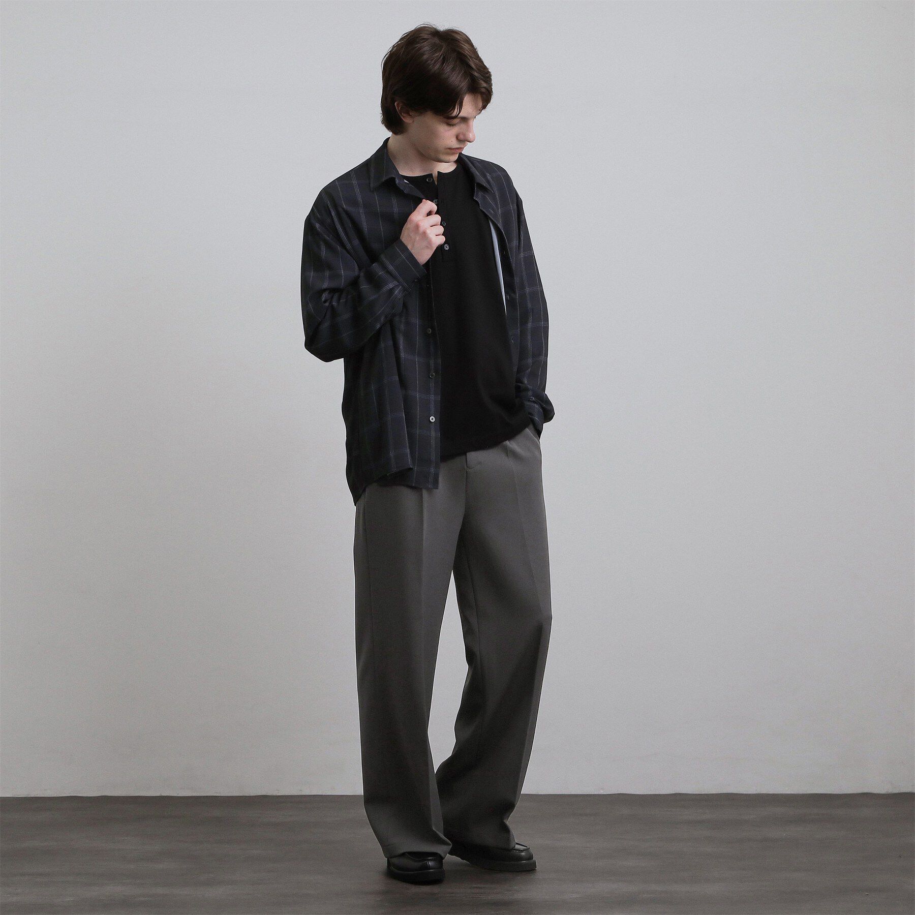 tk.TAKEO KIKUCHI「【防シワ／ストレッチ】smart shift seriesワイドストレートパンツ」|その他|
