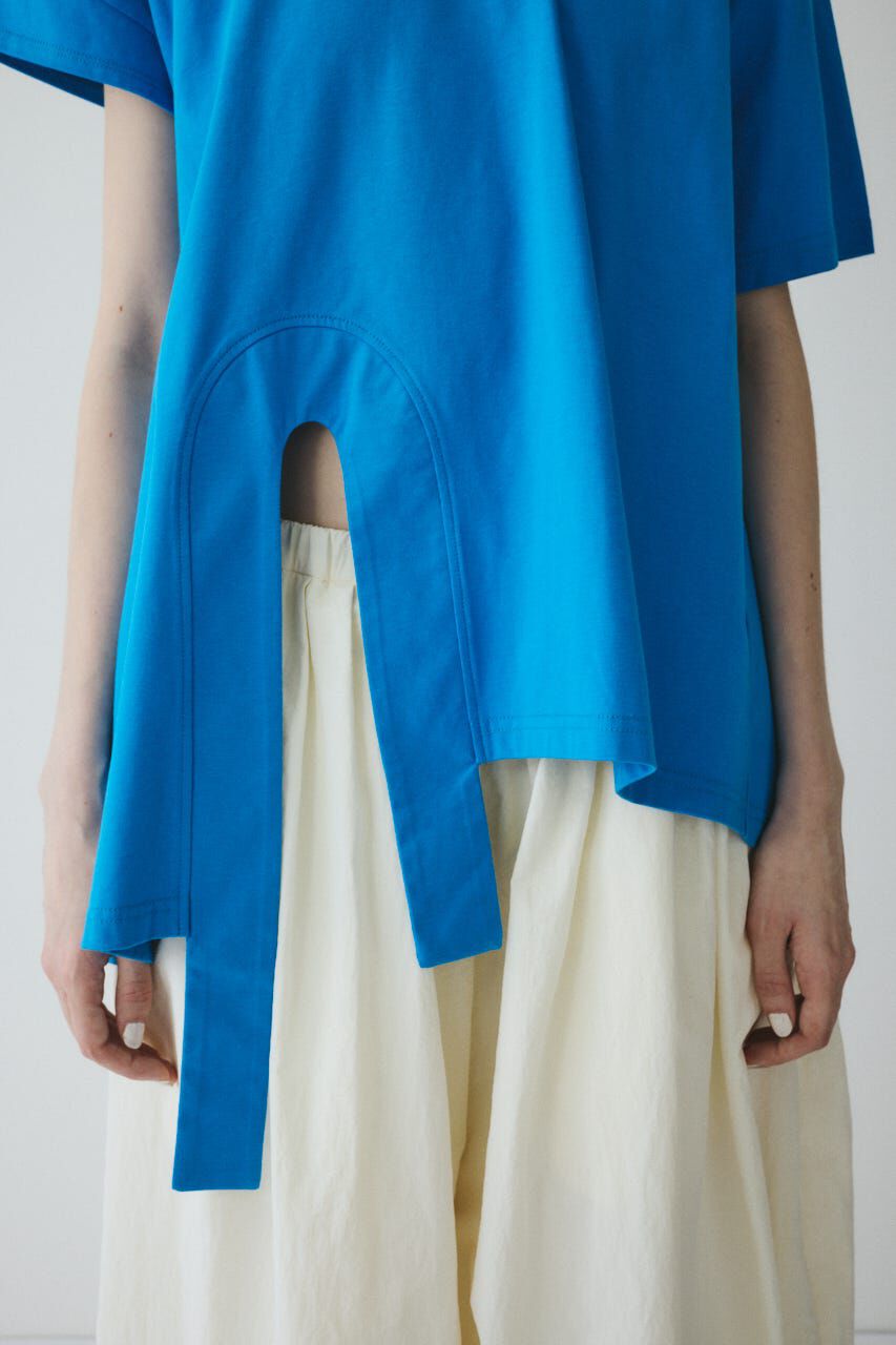 HeRIN.CYE「Asymmetry hem drape cut tops」|Tシャツ・カットソー|
