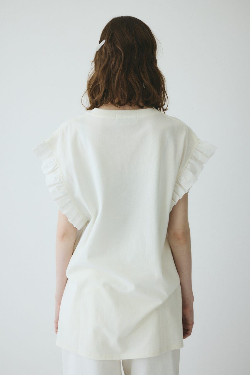 HeRIN.CYE「Point frill box tops」|Tシャツ・カットソー|